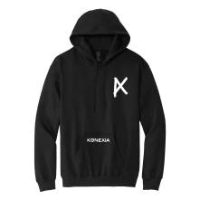 Momo x Erik Tresor, Mikina Konexia, Unisex, Čierna