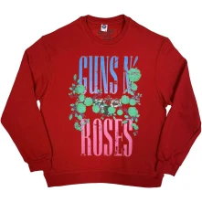 Guns N’ Roses, Crewneck Guns & Vine, Unisex, Červená