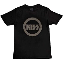 Kiss, Tričko Buzzsaw Logo, Unisex, Čierna