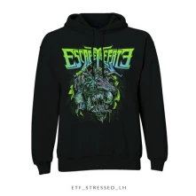 Escape The Fate, Mikina Stressed, Unisex, Čierna