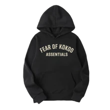 Dame, Mikina Fear of kokod, Unisex, Čierna