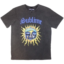 Sublime, Tričko Sun Logo, Unisex, Šedá