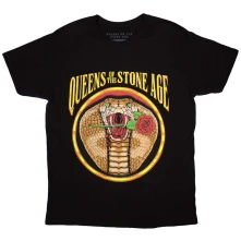 Queens of the Stone Age, Tričko Cobra, Unisex, Čierna