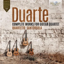 CD QUARTETTO SANTORSOLA - DUARTE: COMPLETE WORKS FOR GUITAR QUARTET
