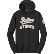 The Rolling Stones, Mikina Team Logo & Tongue, Unisex, Čierna
