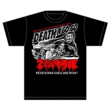 Rob Zombie, Tričko Zombie Crash, Unisex, Čierna
