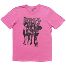 Kiss, Tričko Dressed To Kill, Unisex, Ružová