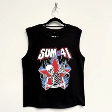 Sum 41, Tielko All Killer No Filler Skeleton, Unisex, Čierna
