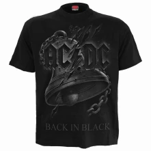 AC/DC, Tričko Back In Black Torn, Unisex, Čierna
