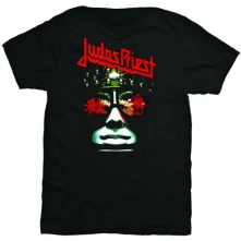 Judas Priest, Tričko Hell-Bent, Unisex, Čierna