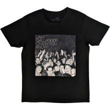 Liam Gallagher, Tričko C'mon You Know, Unisex, Čierna