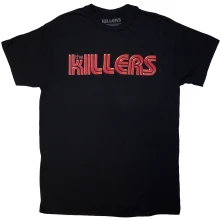 The Killers, Tričko Tour '24 Red Logo, Unisex, Čierna