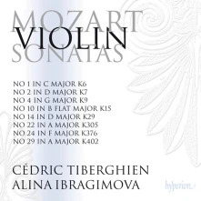 CD MOZART: VIOLIN SONATAS NOS. 22, 24, 29 (K. 305, 37