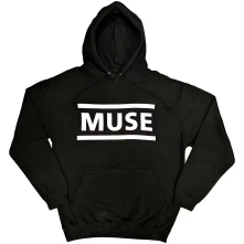 Muse, Mikina White Logo, Unisex, Čierna