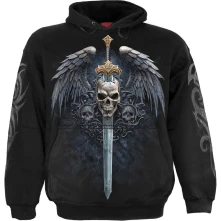 Spiral Stairs, Mikina Angel Sword, Unisex, Čierna