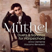 CD CLEMENTE, ANNE / GIACOMO - MUTHEL DUETS & SONATAS FOR HARPSICHORD