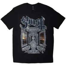 Ghost, Tričko Skeleta, Unisex, Čierna