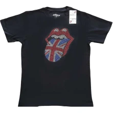 The Rolling Stones, Tričko Classic UK, Unisex, Čierna