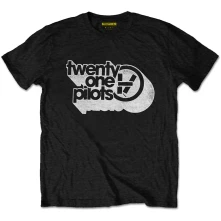 Twenty One Pilots, Tričko Vessel Vintage, Unisex, Čierna