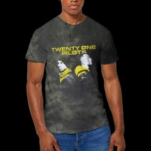 Twenty One Pilots, Tričko Back To Back, Unisex, Zelená