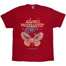 Alanis Morissette, Tričko Can You Feel It, Unisex, Červená