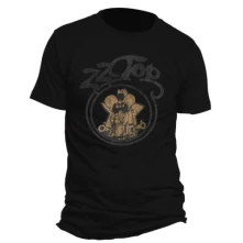 ZZ Top, Tričko Outlaw Village, Unisex, Čierna