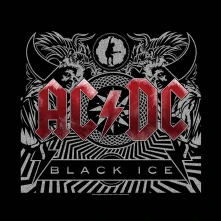AC/DC, Šatka Black Ice, Unisex, Čierna
