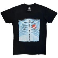 Red hot chili peppers, Tričko X-Ray, Unisex, Čierna