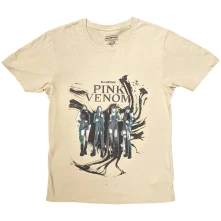 Blackpink, Tričko Pink Venom Oil Stroke, Unisex, Natural