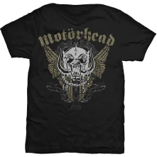 Motörhead, Tričko Wings, Unisex, Čierna
