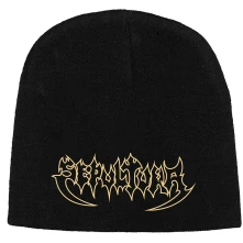 Sepultura, Čapica Original Logo, Unisex, Čierna