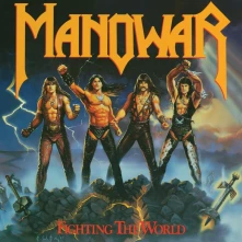 Manowar, Vinyl Fighting The World (Transparent Blue Vinyl)