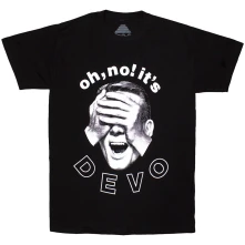 DEVO, Tričko Shocked Daddy, Unisex, Čierna