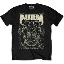 Pantera, Tričko 101 Proof Skull, Unisex, Čierna