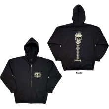 Mikina na zips Tour '24 Pt.2 Pocket Logo & Skull