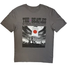 The Beatles, Tričko At the Budokan, Unisex, Šedá