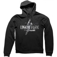 Linkin Park, Mikina Smoke Logo, Unisex, Čierna