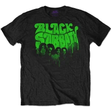 Black Sabbath, Tričko Graffiti, Unisex, Čierna