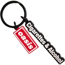 Kľúčenka Cigarettes & Alcohol Red Decca Logo Charm