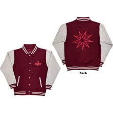 Slipknot, Varsity 9 Point Star, Unisex, Červená, Šedá