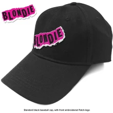 Blondie, Šiltovka Punk Logo, Unisex, Čierna