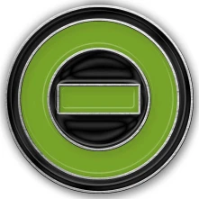 Odznak Negative Symbol
