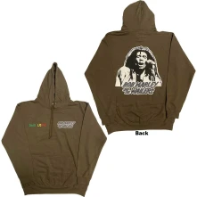 Bob Marley, Mikina One Love Wailers Mic Photo, Unisex, Zelená