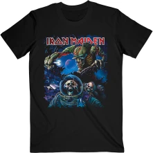 Iron Maiden, Tričko Final Frontier, Unisex, Čierna