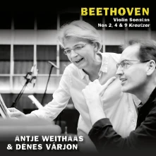 CD BEETHOVEN, VIOLIN SONATAS NOS 2, 4 & 9 KREUTZER