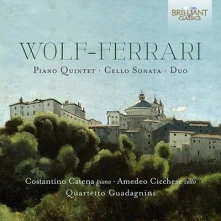 CD QUARTETTO GUADAGNINI / CO - WOLF-FERRARI: PIANO QUINTET/CELLO SONATA/DUO