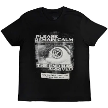 Bring me the horizon, Tričko Remain Calm FP, Unisex, Čierna