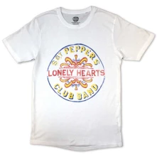 The Beatles, Tričko Painted Pepper, Unisex, Biela