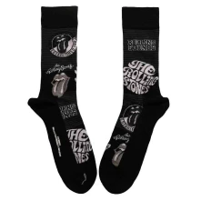 The Rolling Stones, Ponožky Mono Logos, Unisex, Čierna