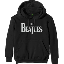 The Beatles, Mikina Drop T Logo, Unisex, Čierna